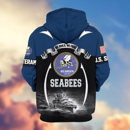 Premium US Veterans Zip Up Hoodie ATTN150821, Gifts For US Veterans, Gifts On Father's Day, Veterans Day.