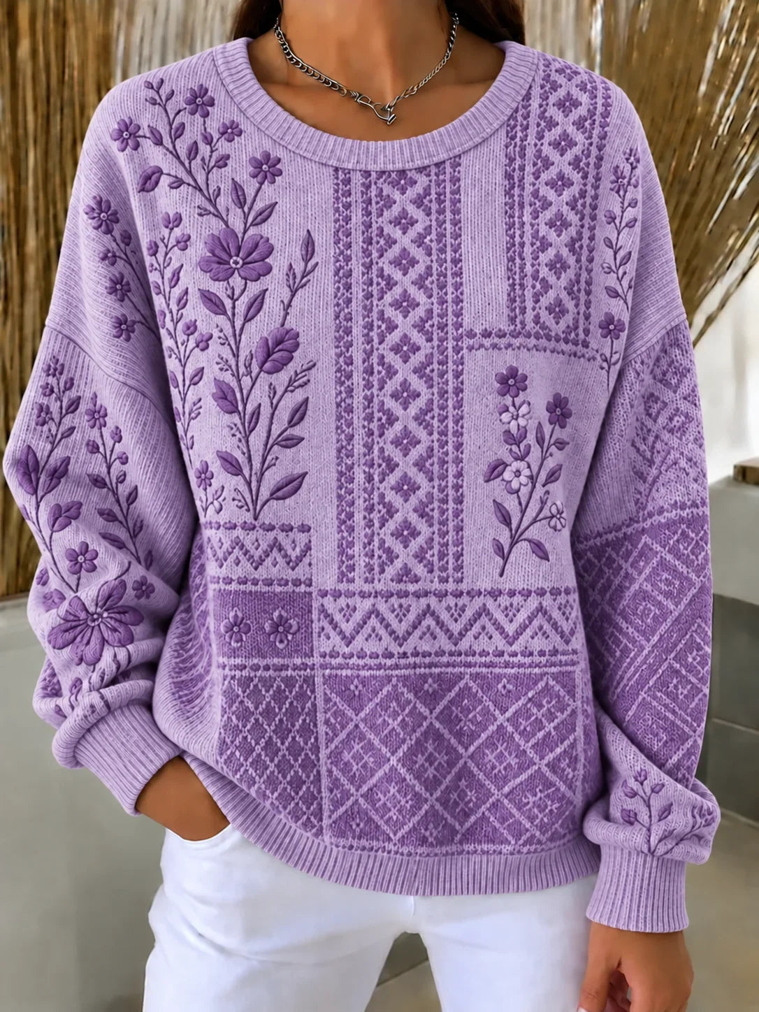 Women'S Casual Printed Sweatshirt