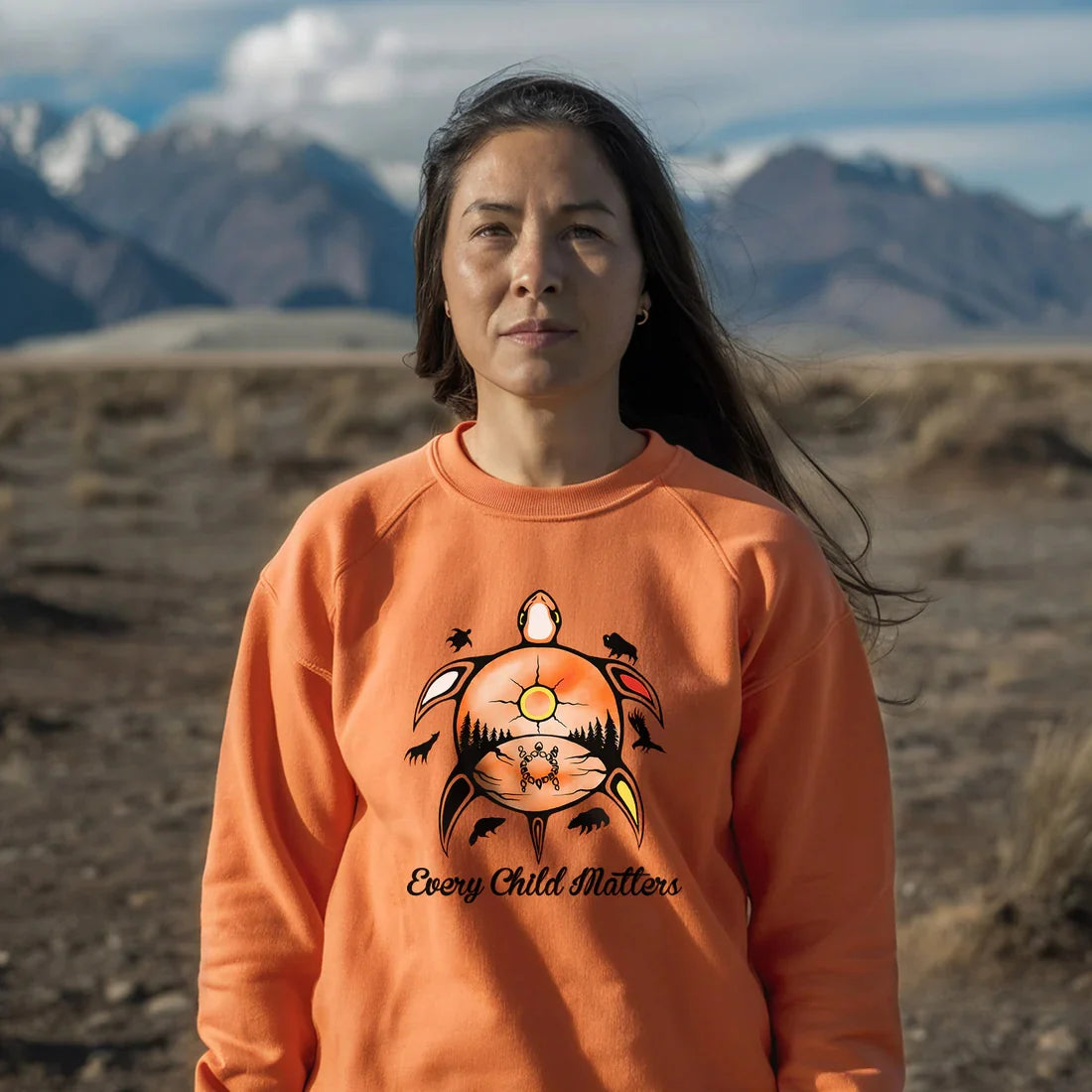 Every Child Matters Turtle For Orange Shirt Day Unisex T-shirt/Hoodie/Sweatshirt 264