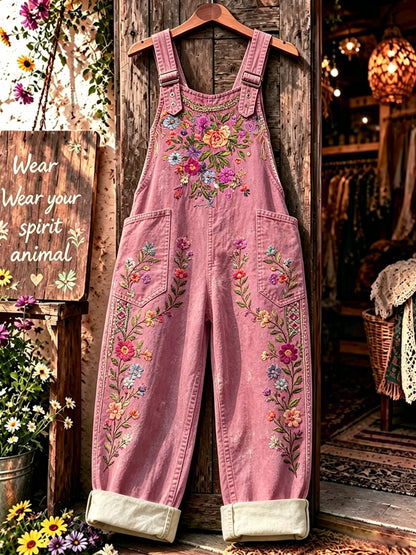 Women's Floral Print Jumpsuit