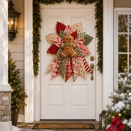 🎅🎄Beginner-Friendly Oversized Christmas Character Quilted Door Hanger Sewing Kit | Complete Kit with All Tools & Step-by-Step Guide Included 💕