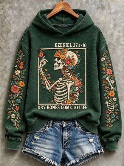 Women's Halloween Creepy Dolls Printed Sweatshirt
