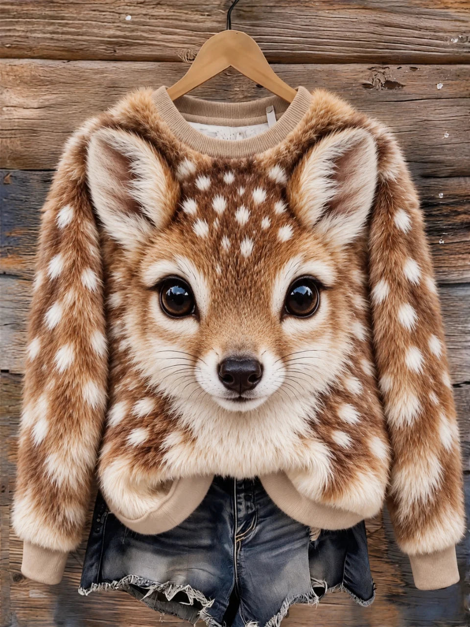Women's Casual Animal Print Sweatshirt
