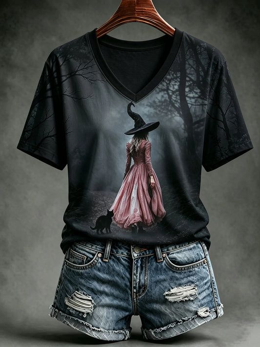 Ladies, in October we wear pink witch tops.