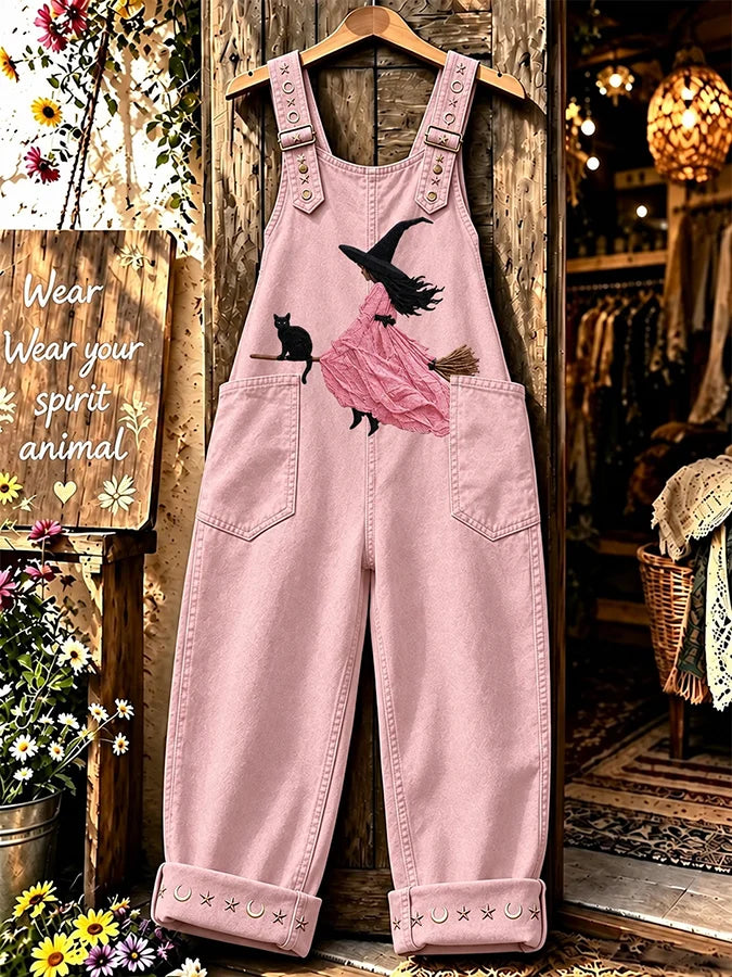 Women's Casual Printed Overalls