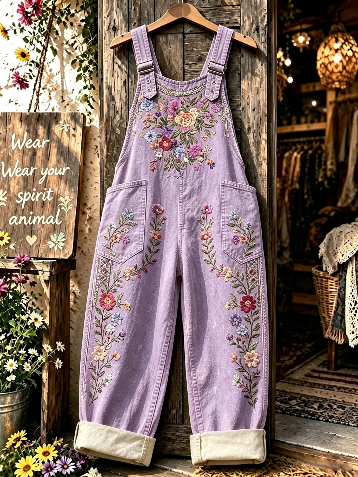 Women's Floral Print Jumpsuit