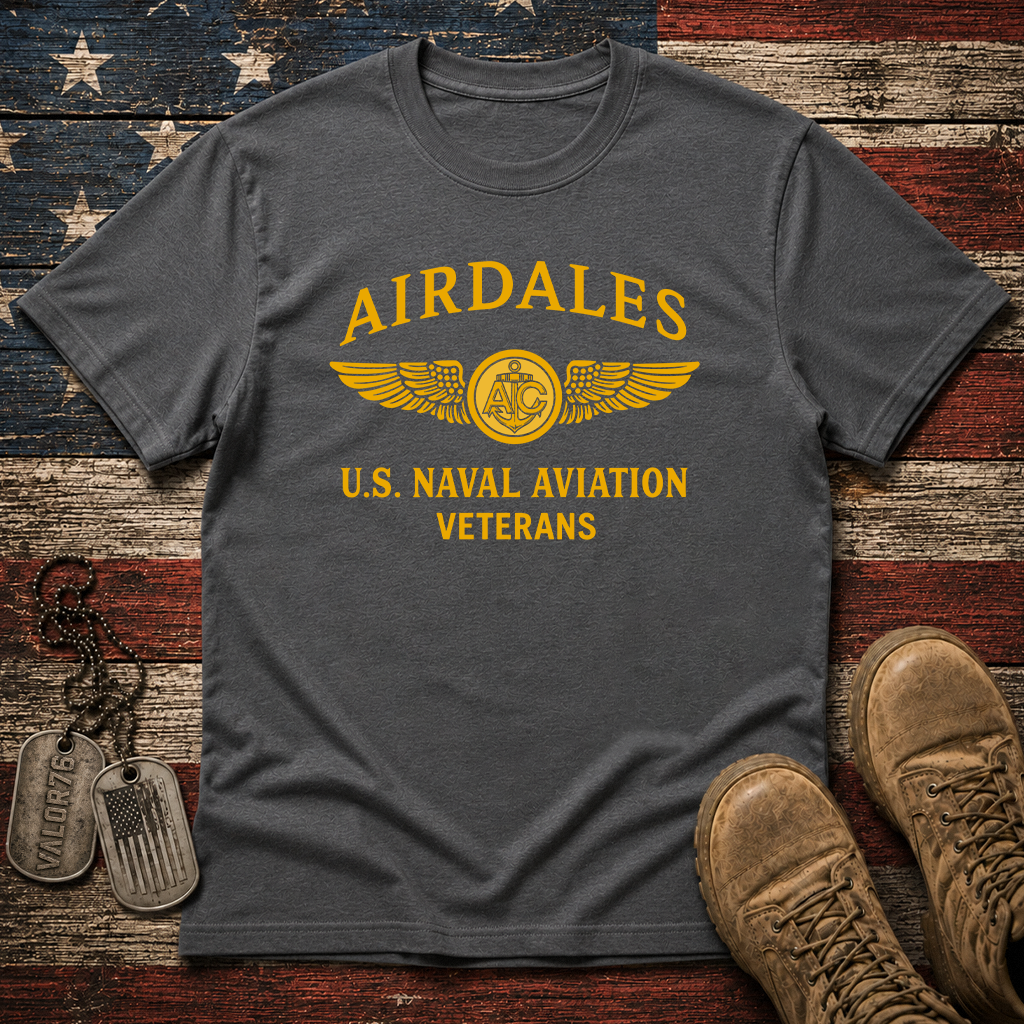 Airdales Aircrew Wings Naval Aviation Veterans Classic Tee
