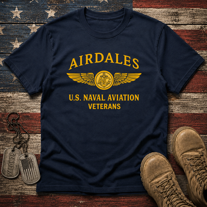 Airdales Aircrew Wings Naval Aviation Veterans Classic Tee