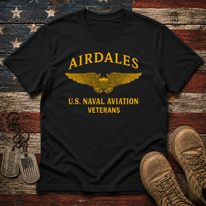 Airdales NFO Wings Naval Aviation Veterans Classic Tee