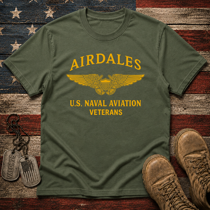 Airdales NFO Wings Naval Aviation Veterans Classic Tee